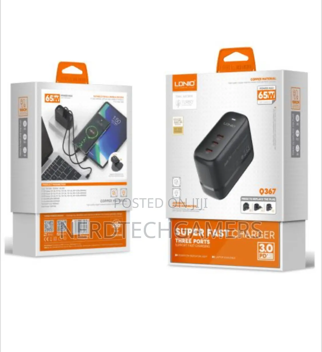 Ldnio Q367 Super Fast Charger 65W Gan