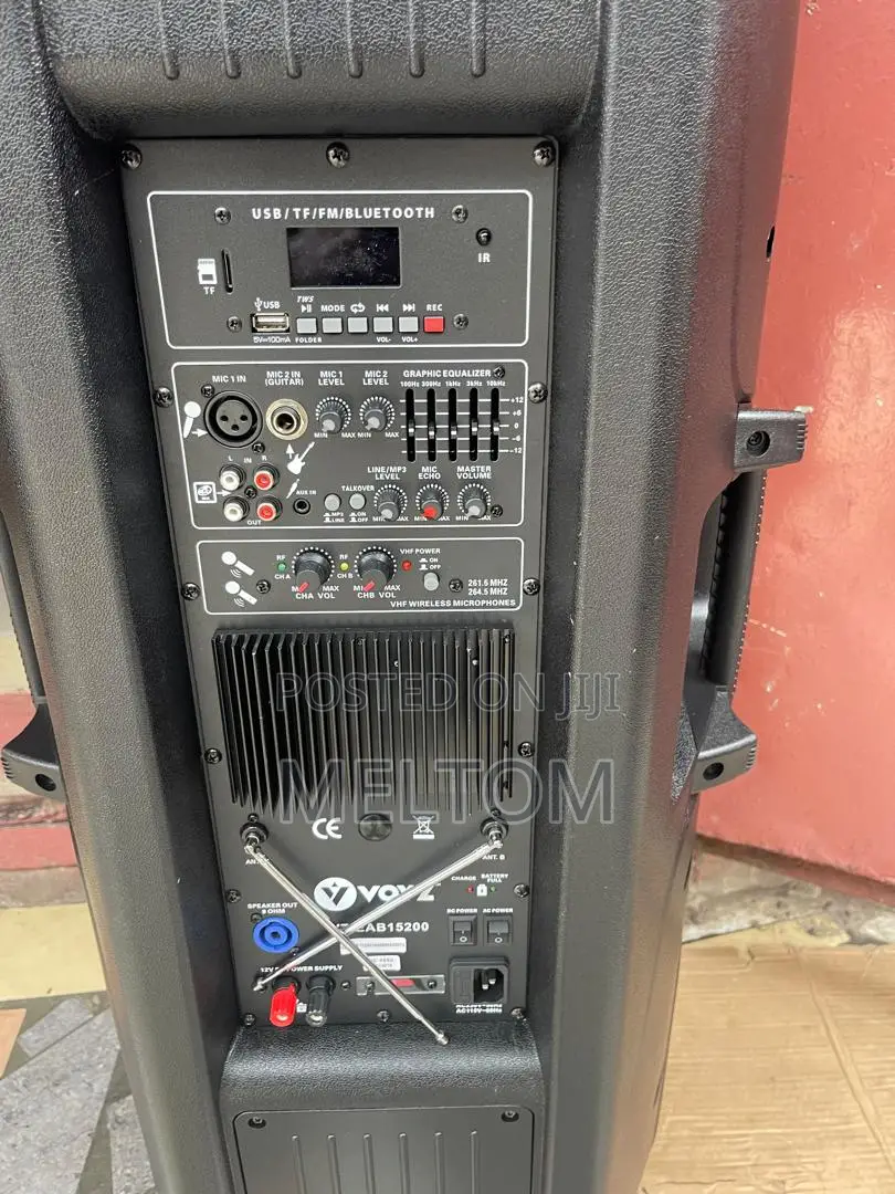 Voyz 15×2 2000W Full Range Rechargeable Speaker