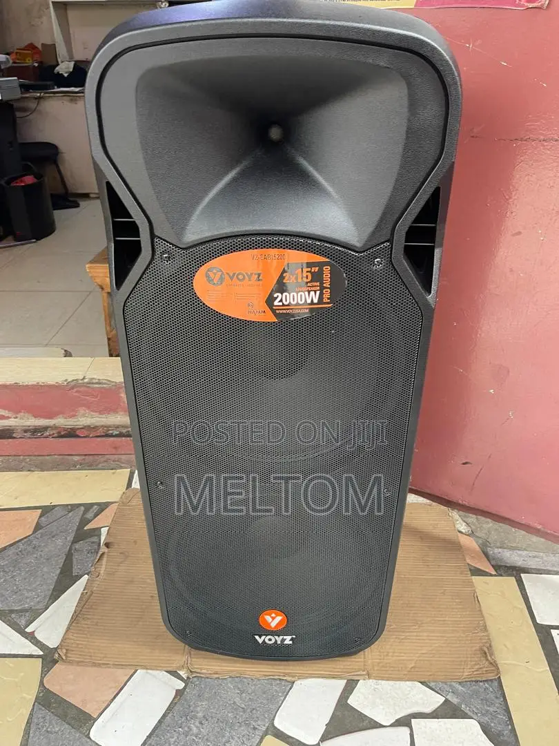 Voyz 15×2 2000W Full Range Rechargeable Speaker