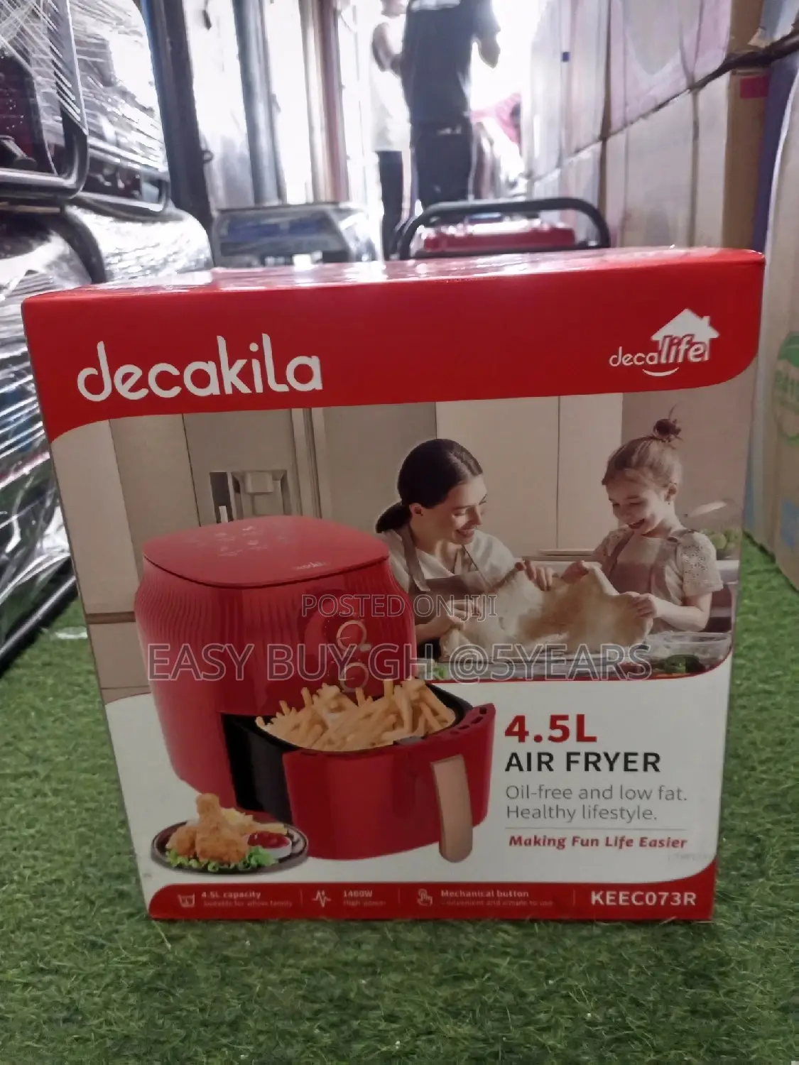 Brand New 4.5L Decakila Air Fryer Decalife