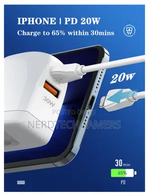30w Led Display Fast Charger A2522c