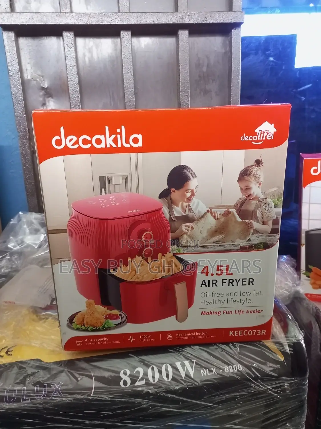 Quality Brand Decakila Air Fryer 1400watts