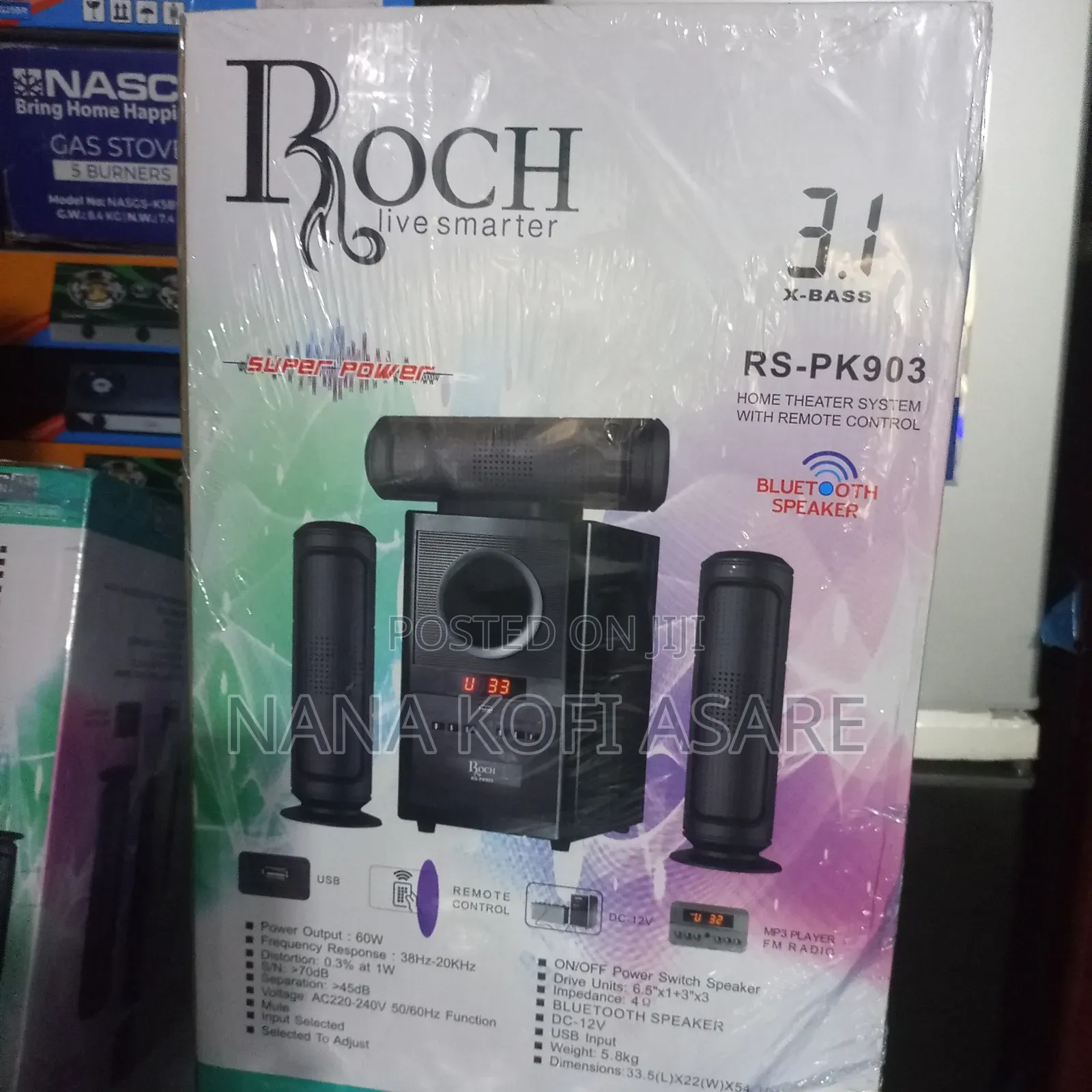 Roch 3.1ch Bluetooth Speaker