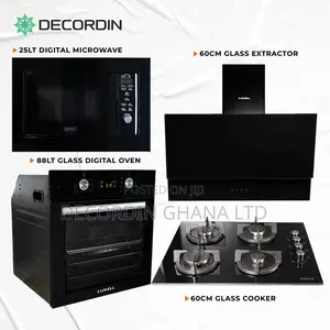 Decordin 60cm Set With Digital Oven and 25l Microwave