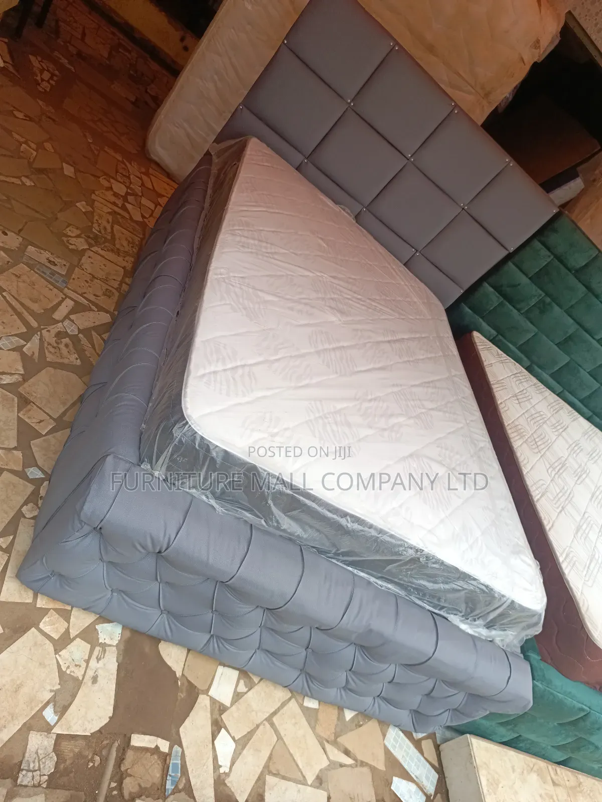 Double Bed With Mattress . Free Delivery