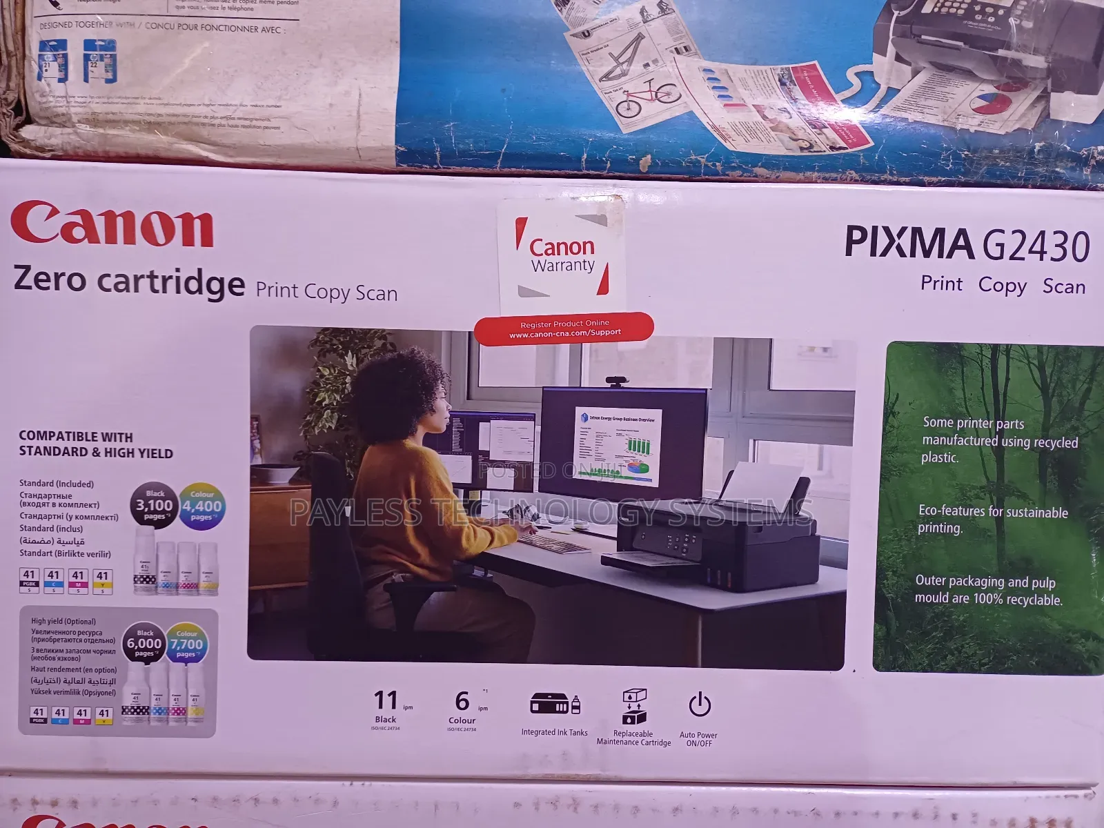 Canon Pixma G2430 Intank Printers