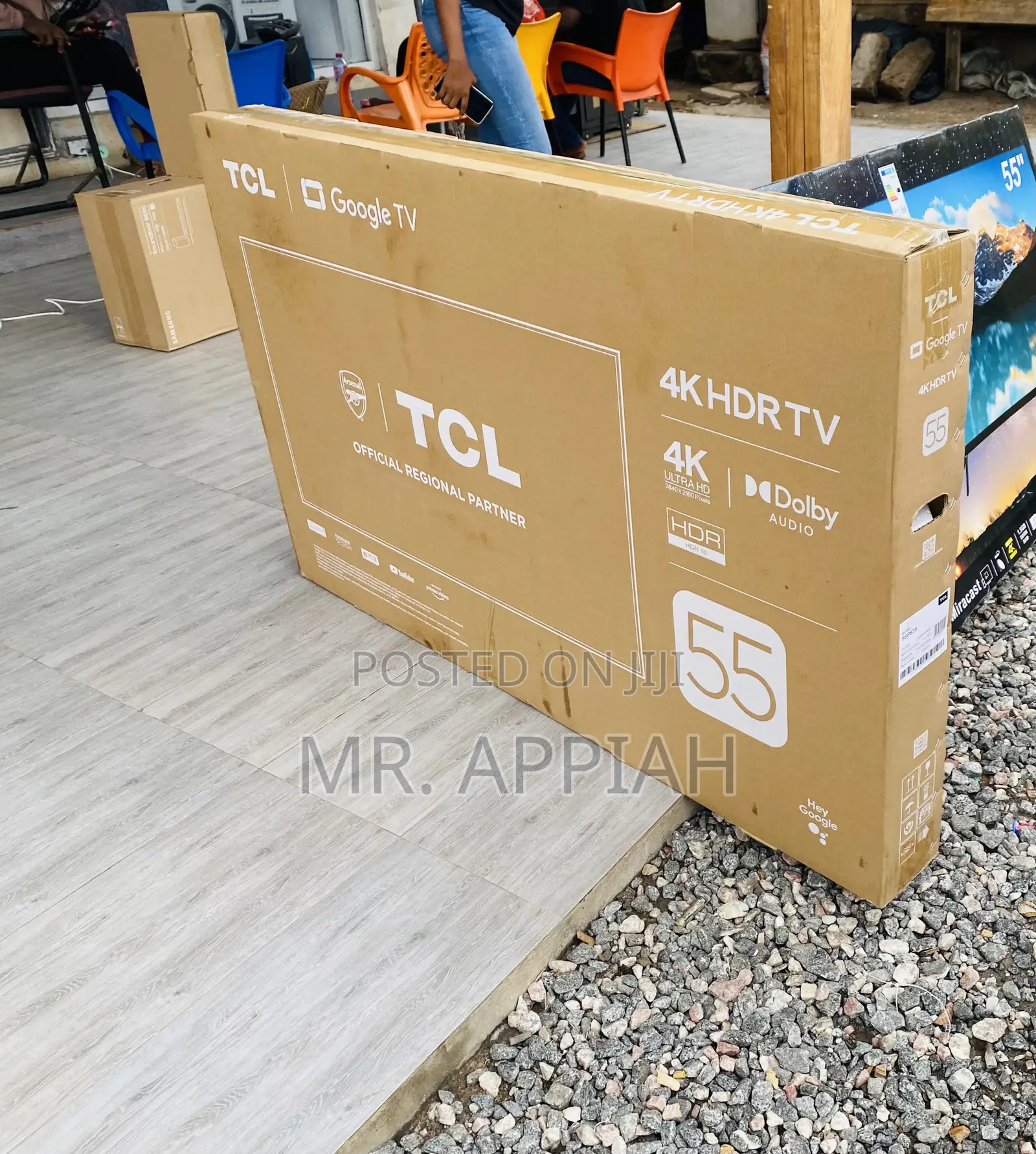 Uhd TCL 55p635 55 Inch Smart Led Television(Black).