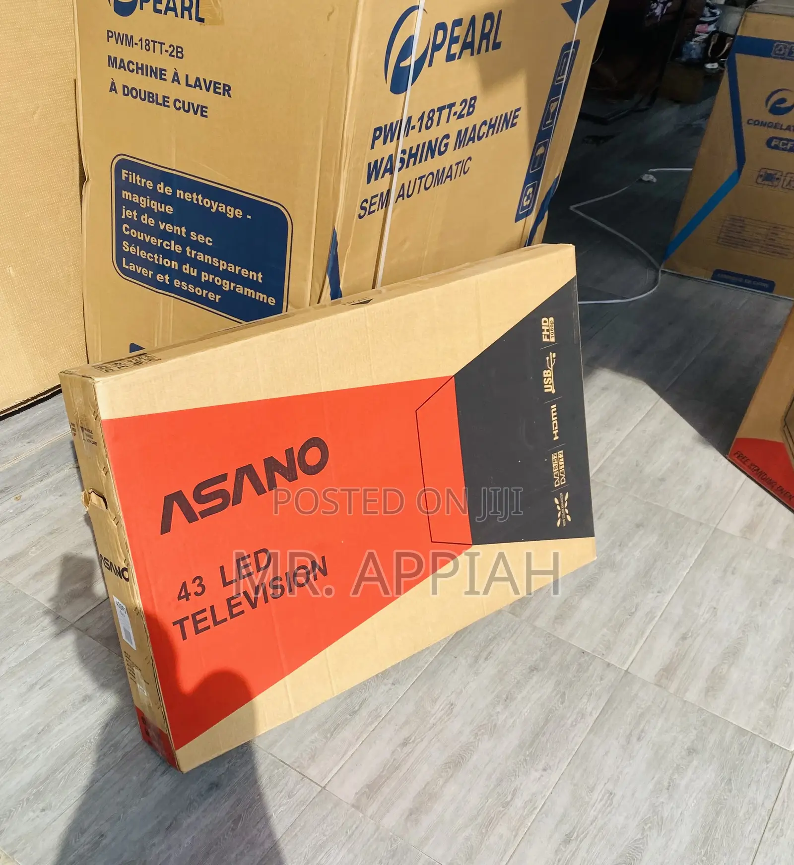 Asano 43 InchDigital Satellite HD Electric Television,Black