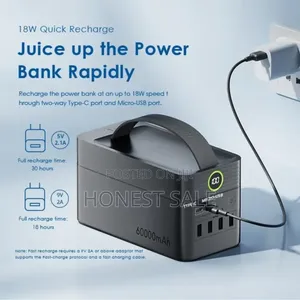 Oraimo Powerbox 600 60000mah 22.5w Power Bank