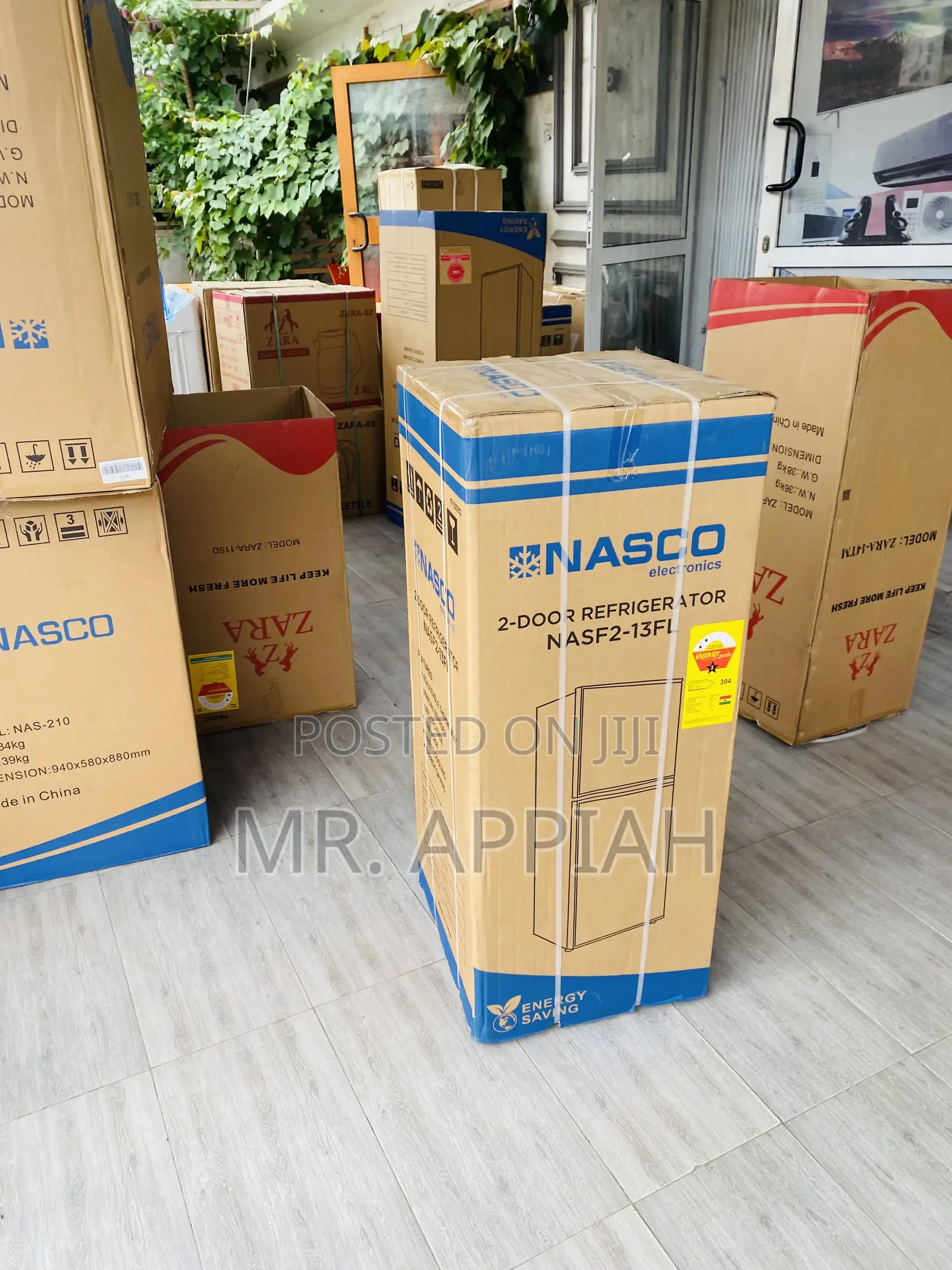 Top Freezer Double Door Nasco Nas2-13fl Electric Fridge.