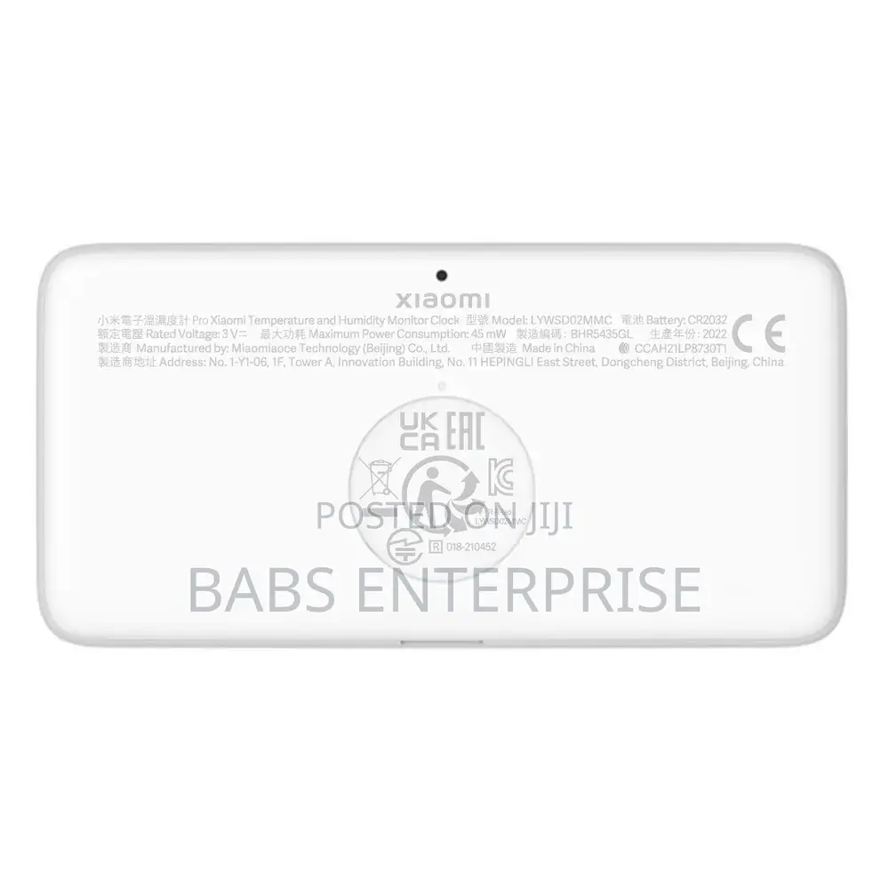Xiaomi Temperature And Humidity Monitor Clock