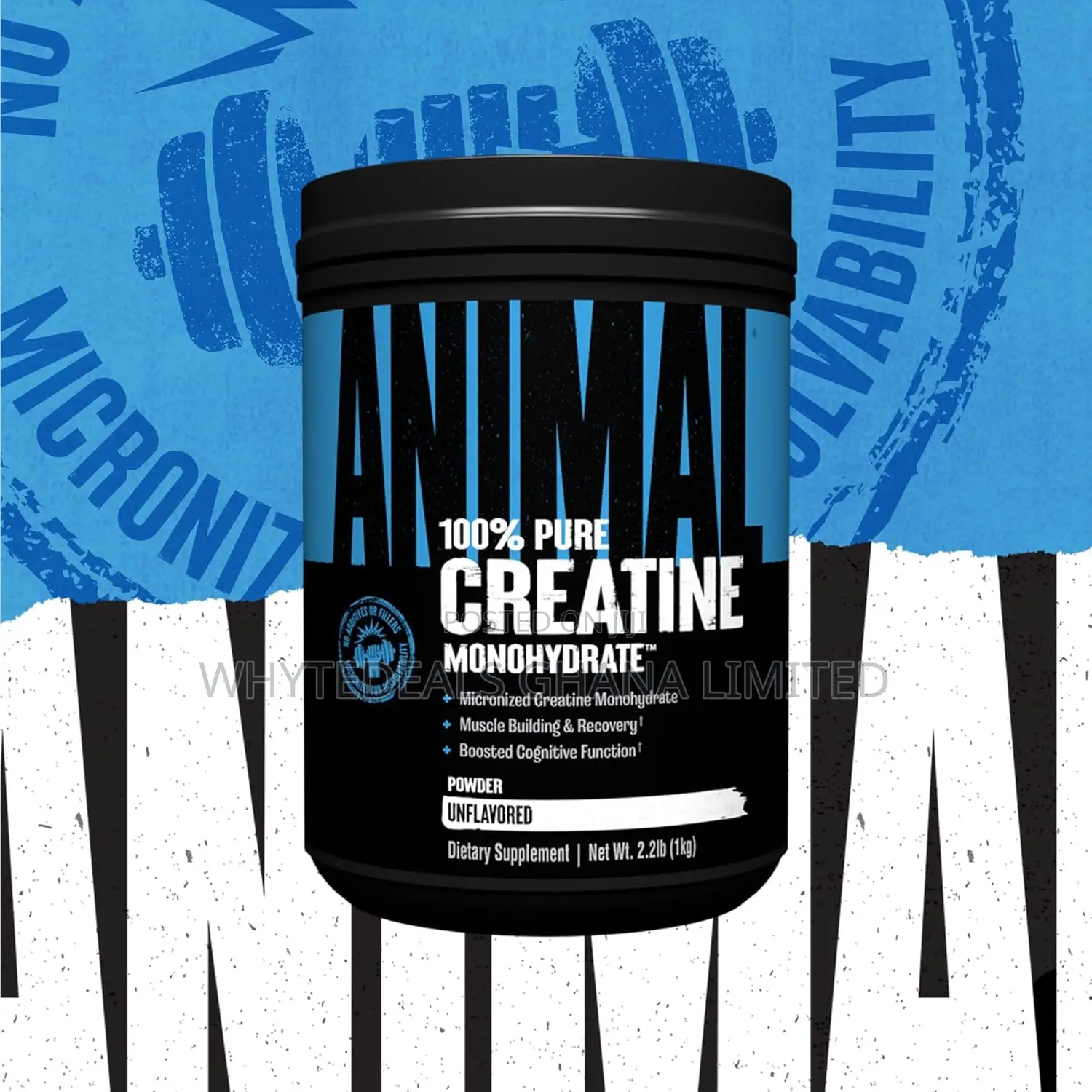 Animal Micronized Creatine–Enhance Endurance-Boost Strength