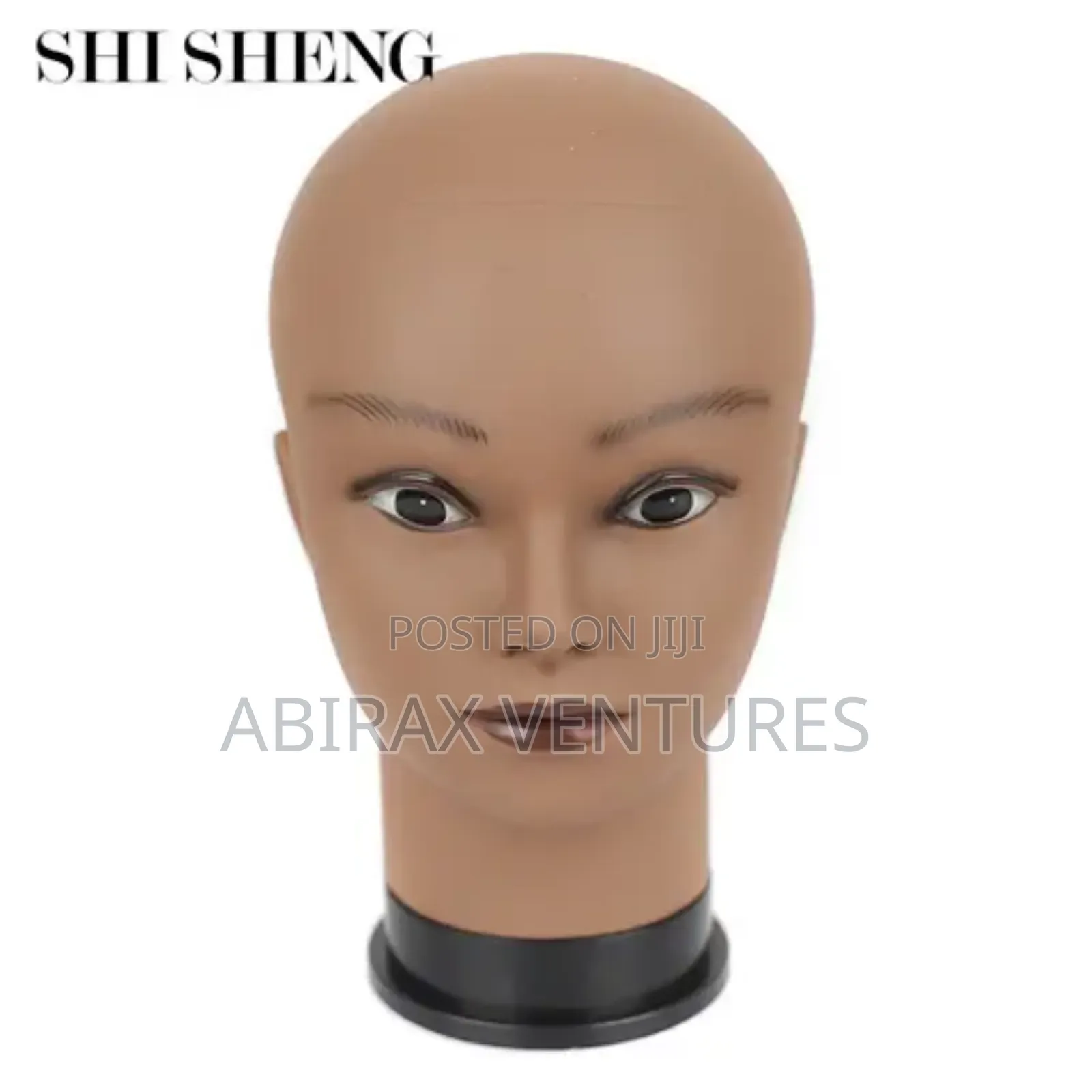 Dark Skinned Mannequin Head