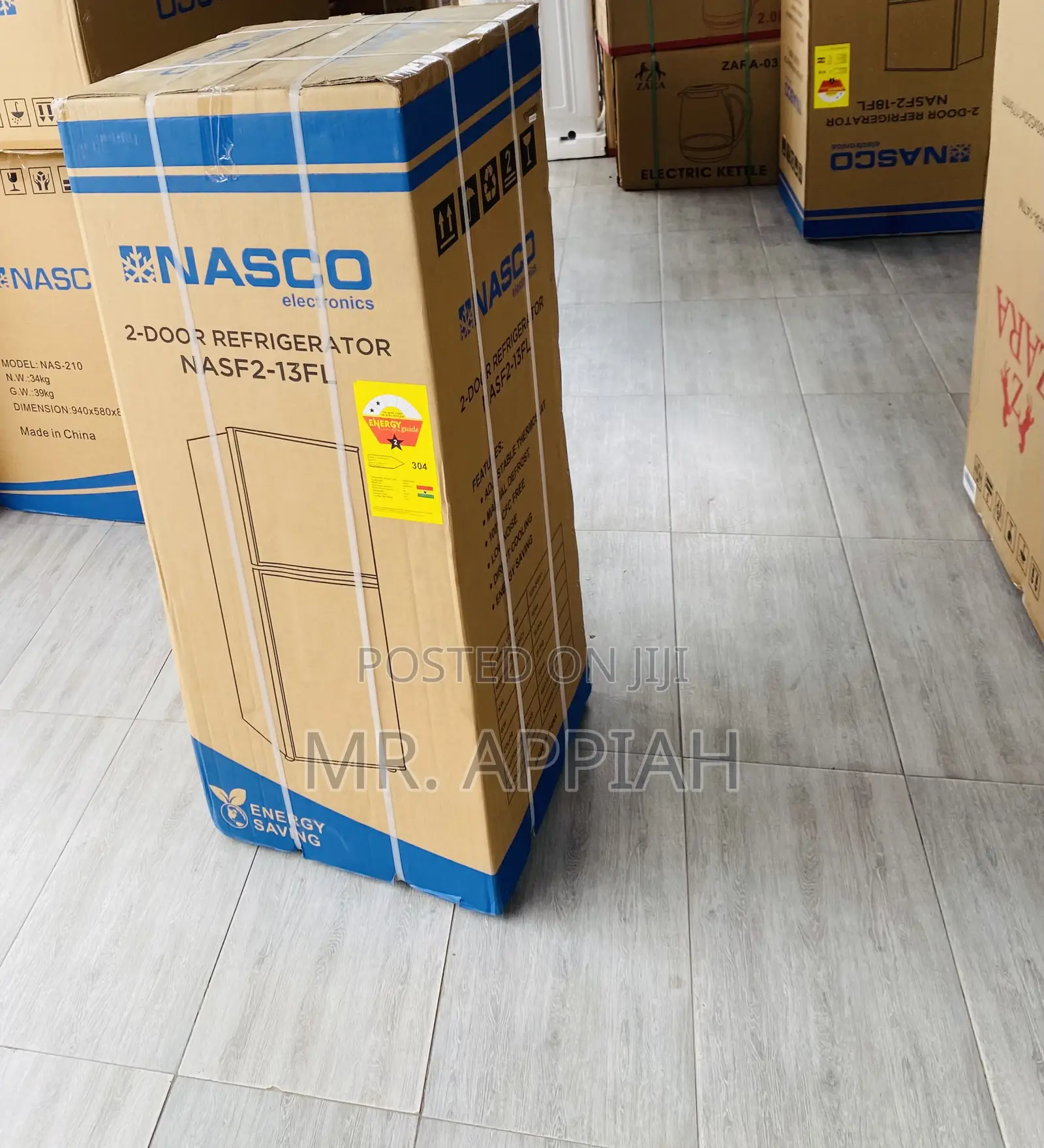 Buy Nasco Nas2-13fl Top Freezer Electric Fridge(Gray).