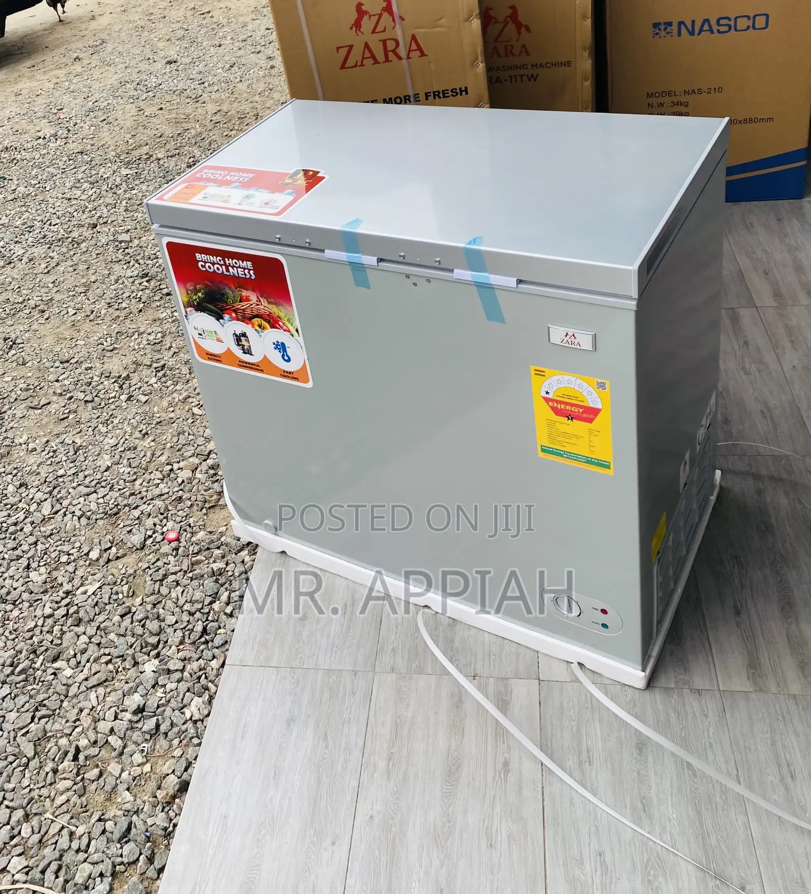 Energy Sufficient Zara -260s 1 Door Electric Freezer.
