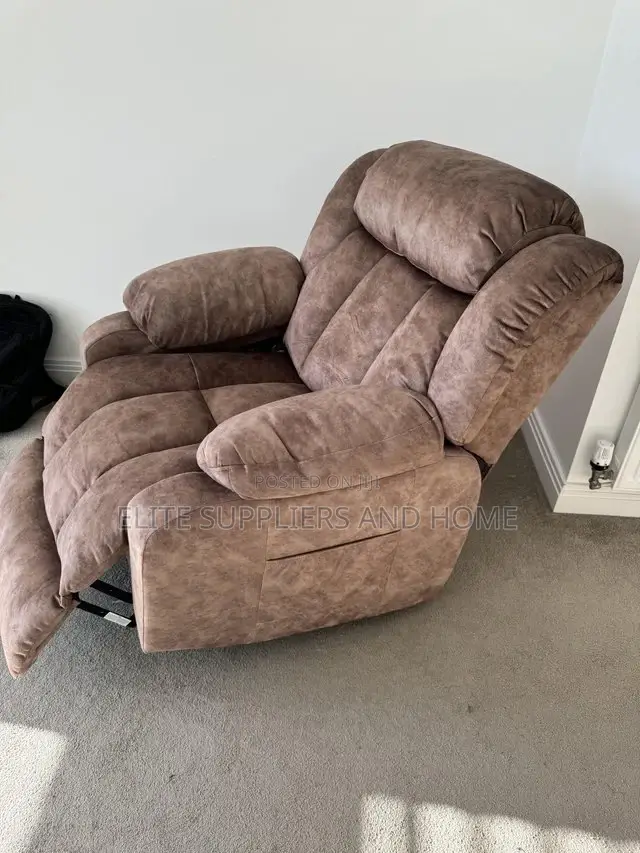 Electric Recliner W/Rocker Swivel Airleather Remote Control