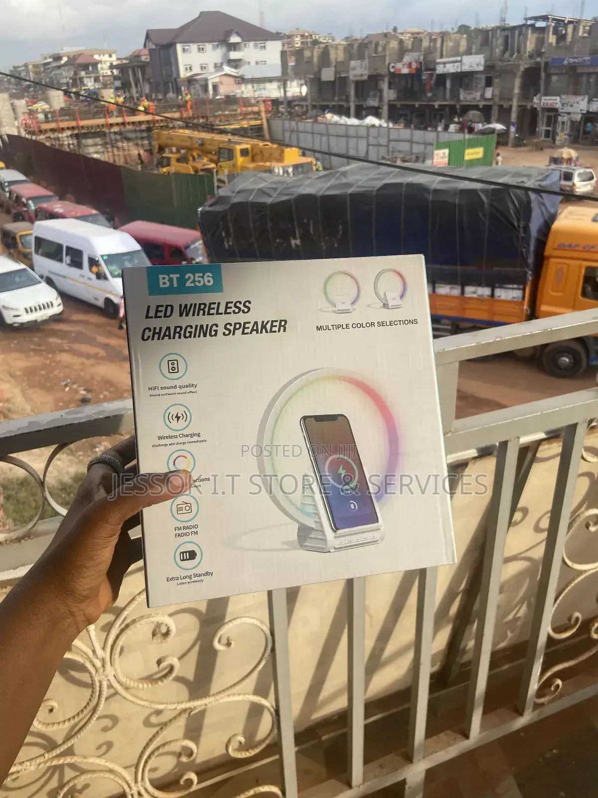 Led Wireless Charging With Speaker