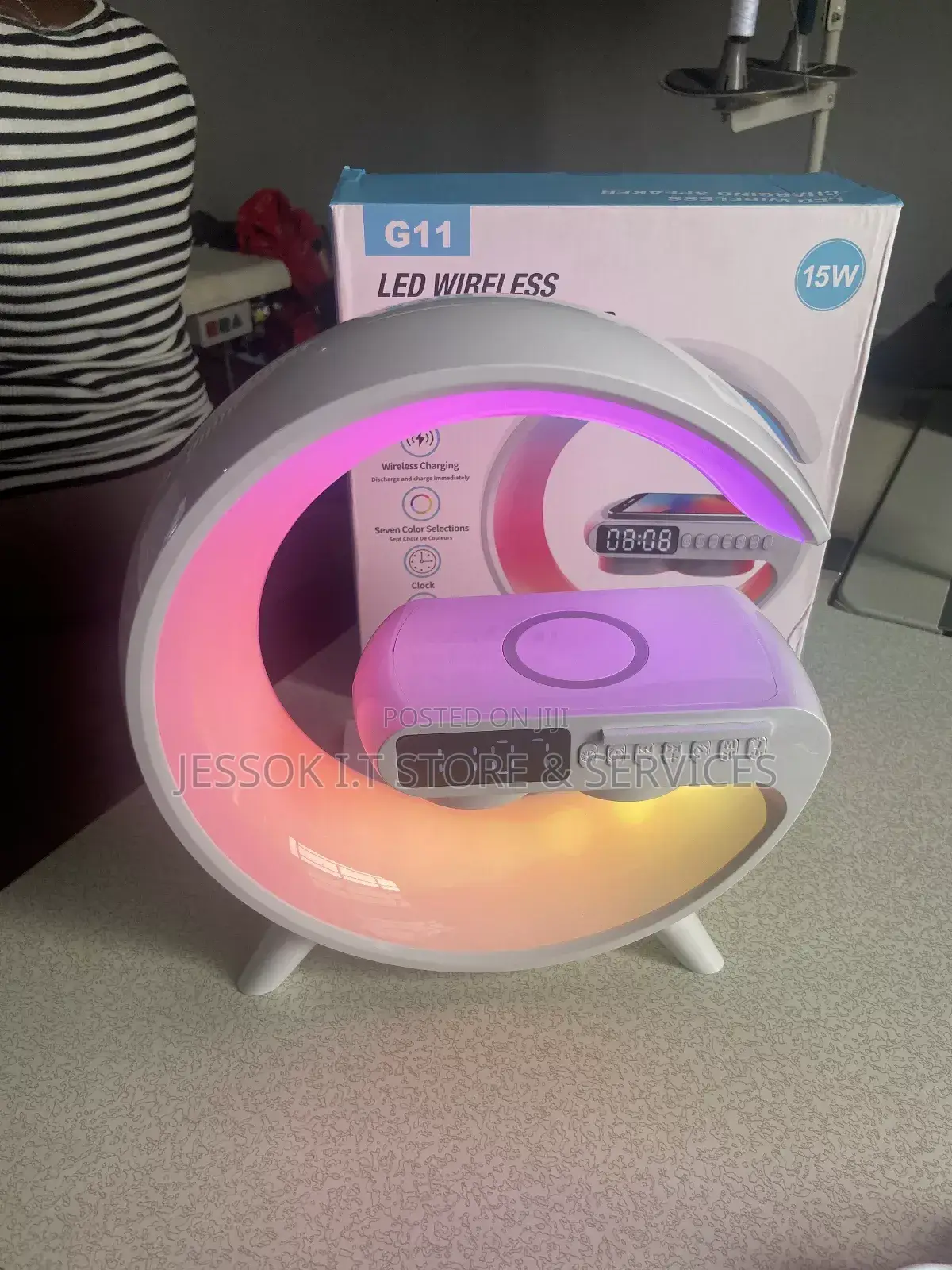 Led Wireless Charging Speaker G11