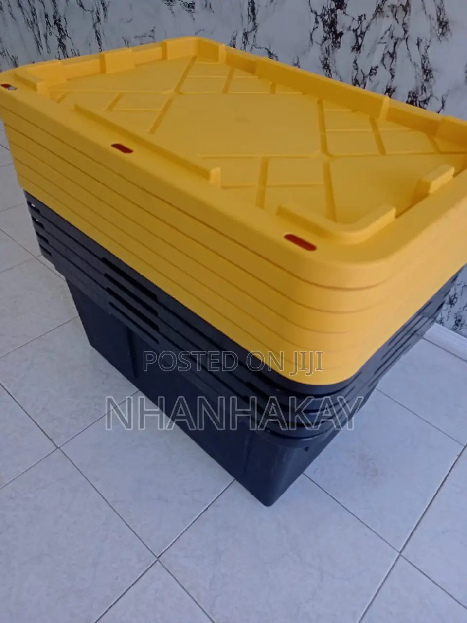 27 Gallon Storage Tote Bin