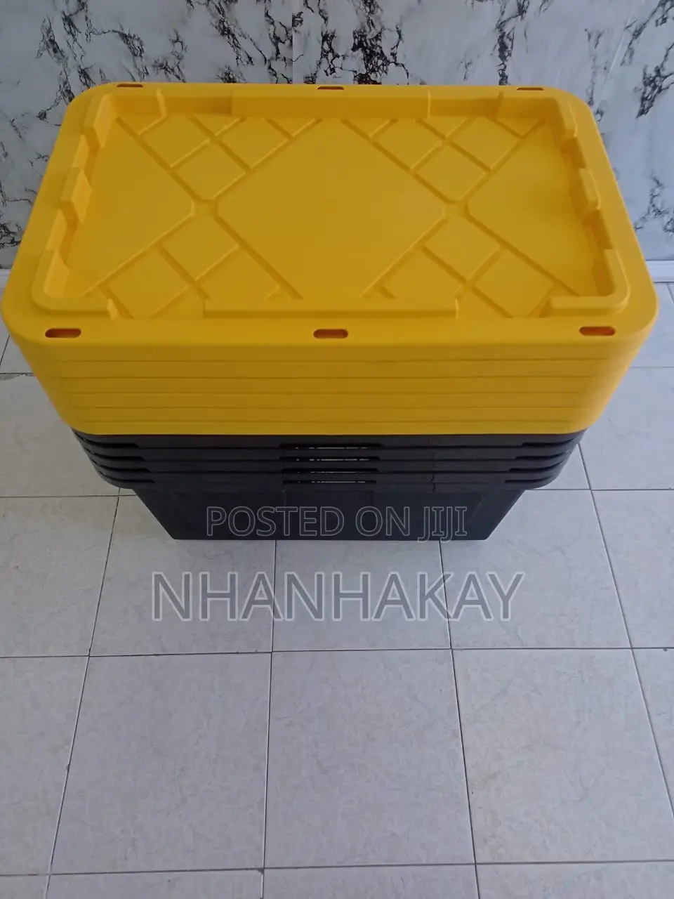 27 Gallon Storage Tote Bin