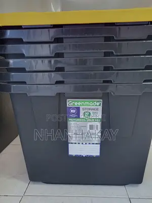 27 Gallon Storage Tote Bin