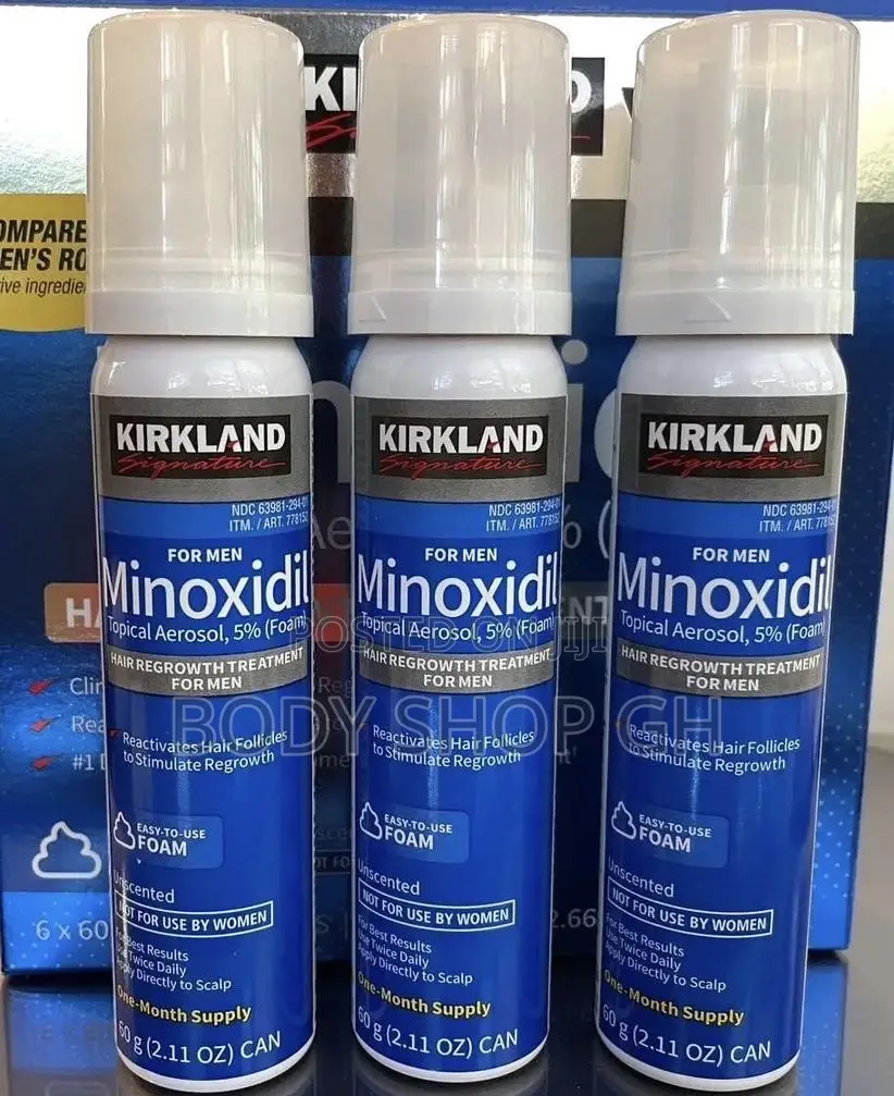 Kirkland Minoxidil Foam for Beard and Hairline Regrowth