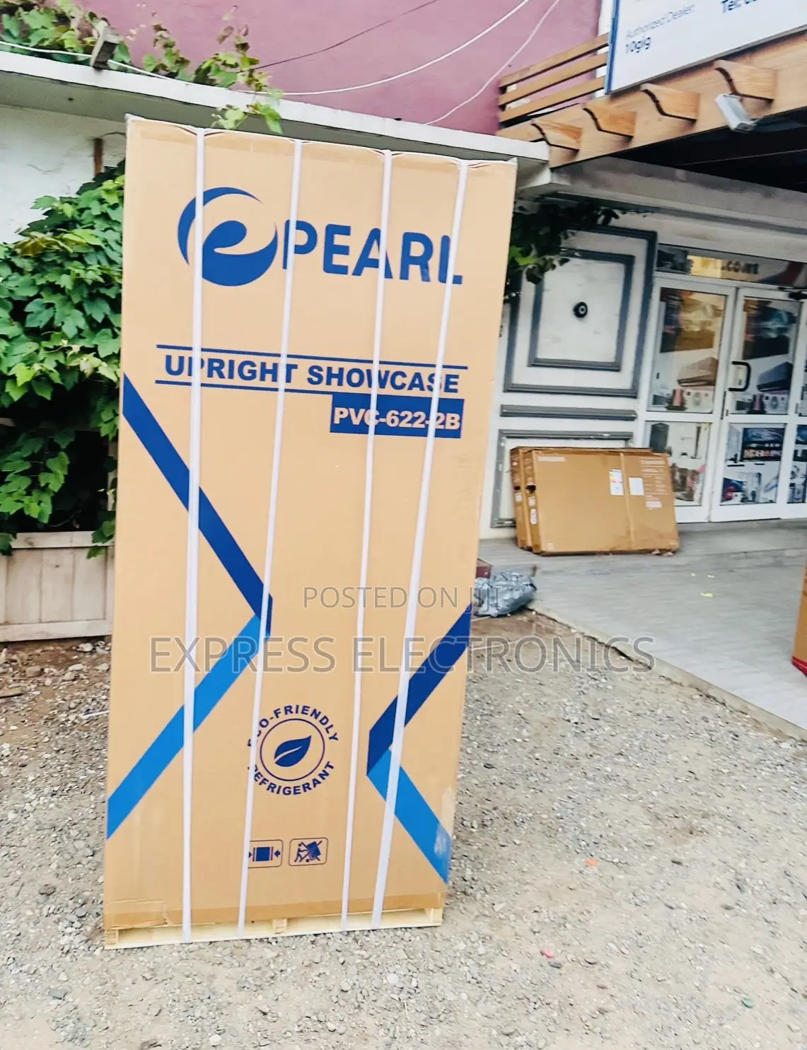 Vertical Display Fridge Pearl PVC-622-2b Double Door 500L.