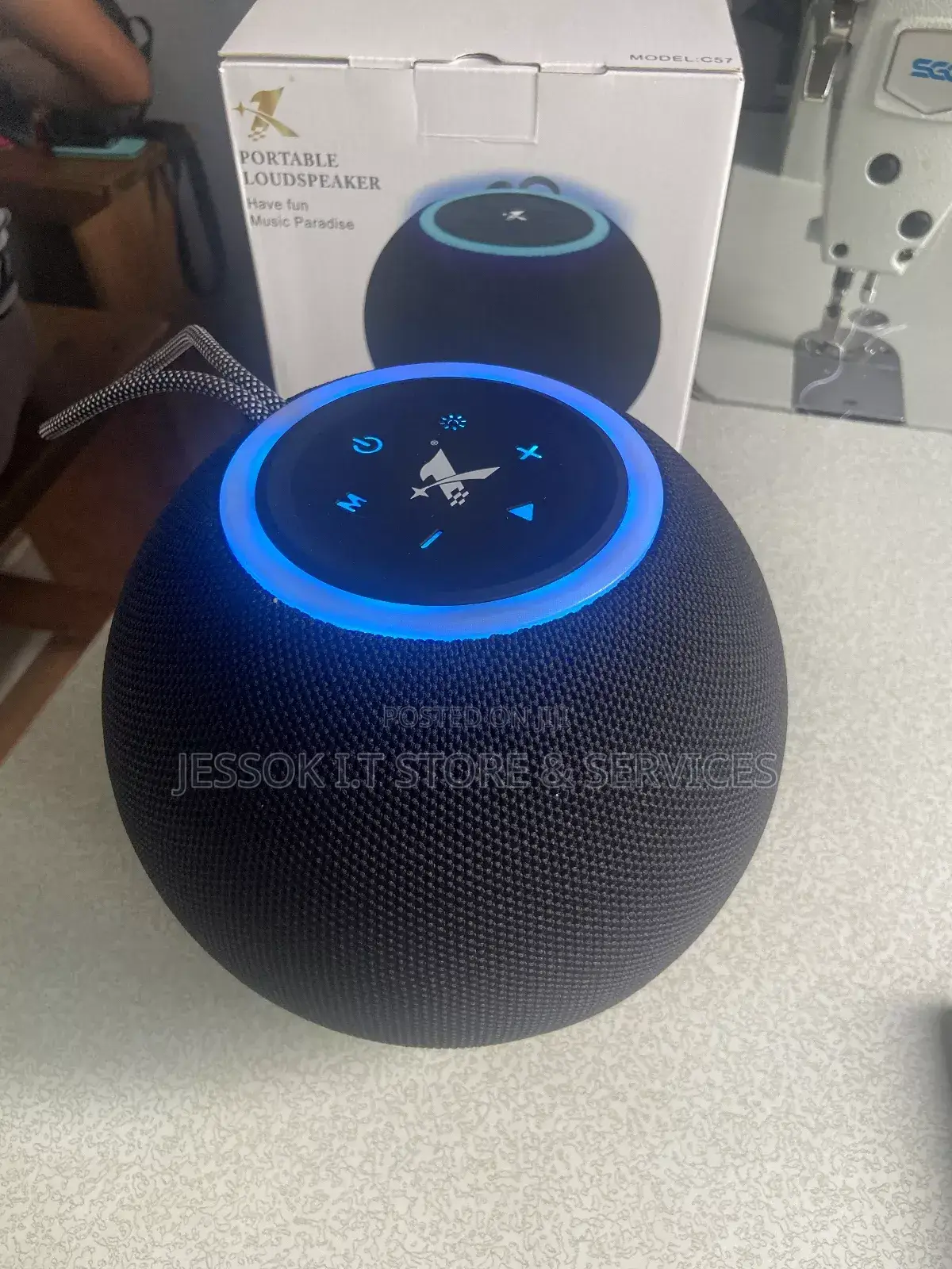 Music Box Bluetooth/ Usb / Sd Card /Aux /Type C/Led