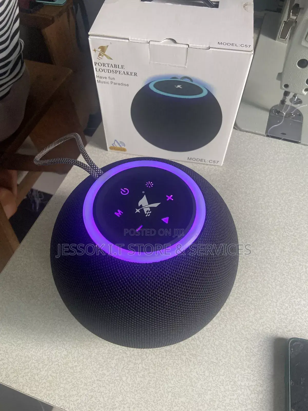 Music Box Bluetooth/ Usb / Sd Card /Aux /Type C/Led