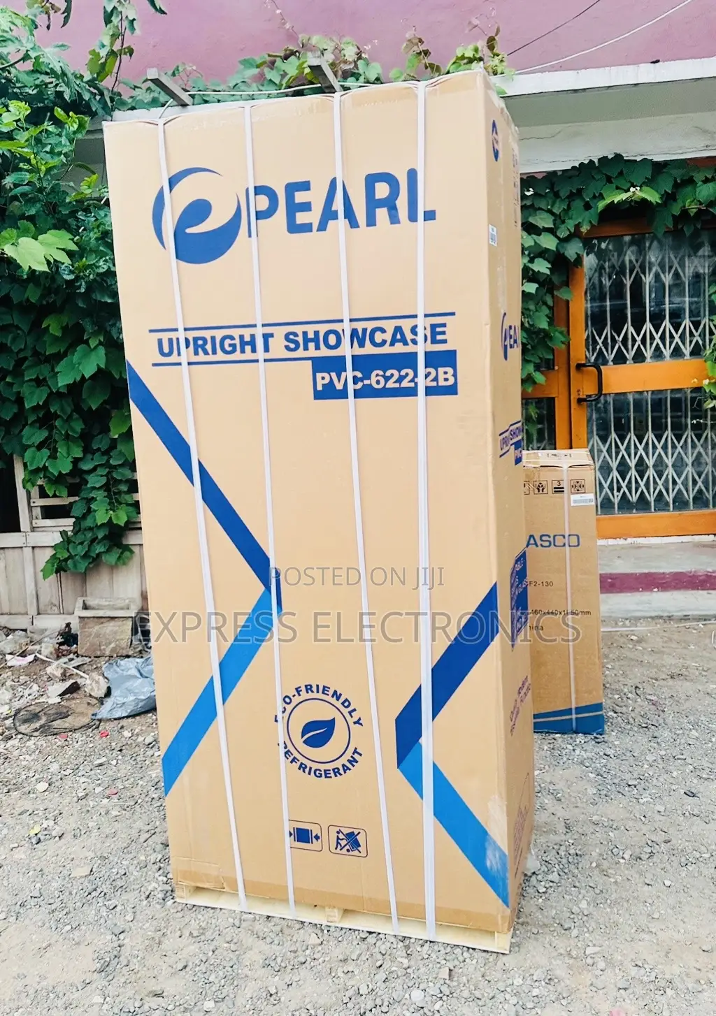 Newly Double Door Fridge Pearl PVC-622-2b Display