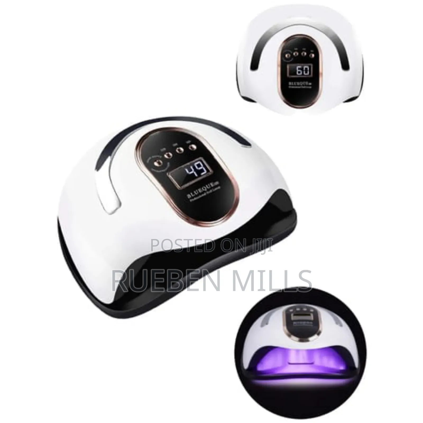 4 Timmer Settings Blueque V8 Two in One Nail Dryer Lamp