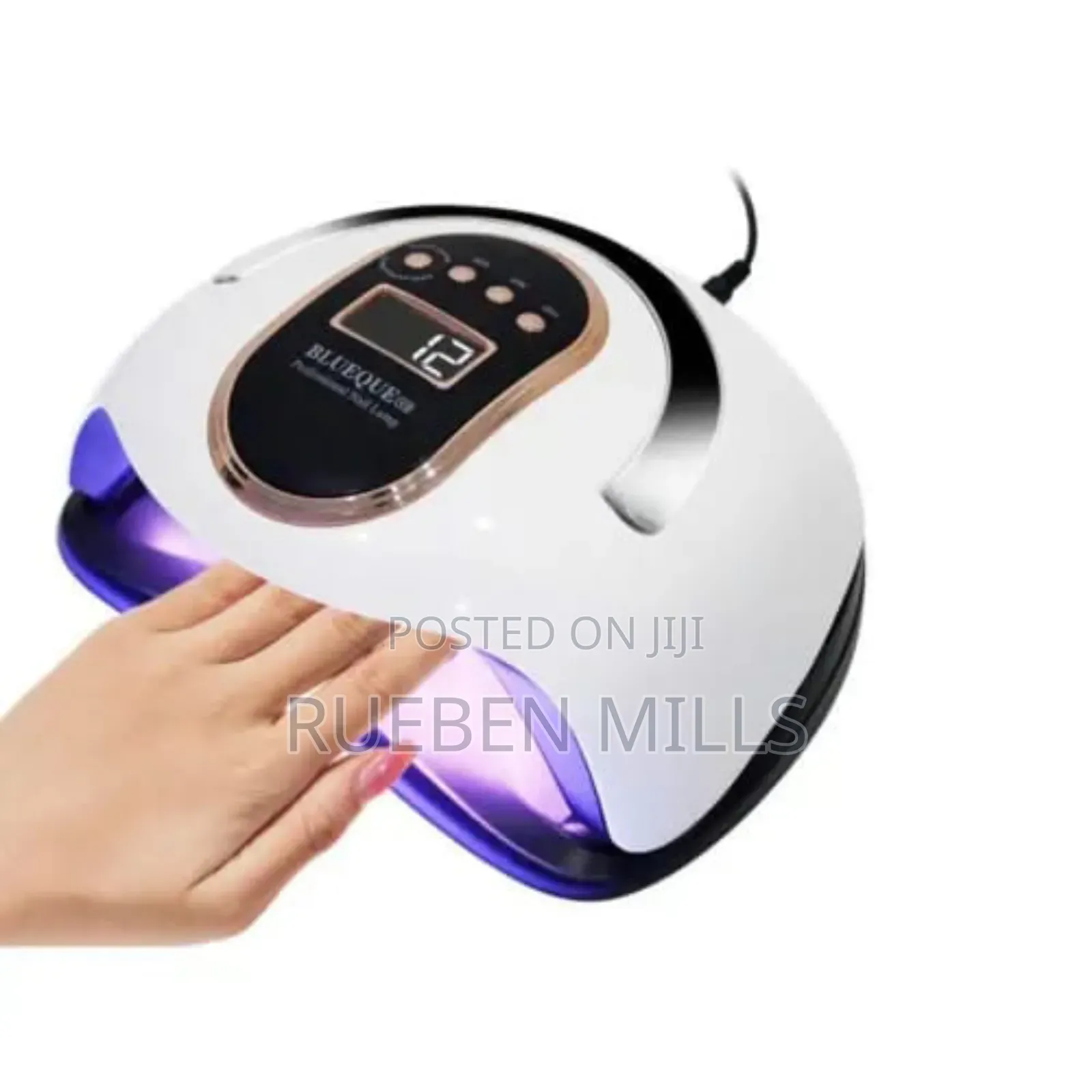 UV LED Lamp Nail Dryer for Manicure - Blueque V8 White