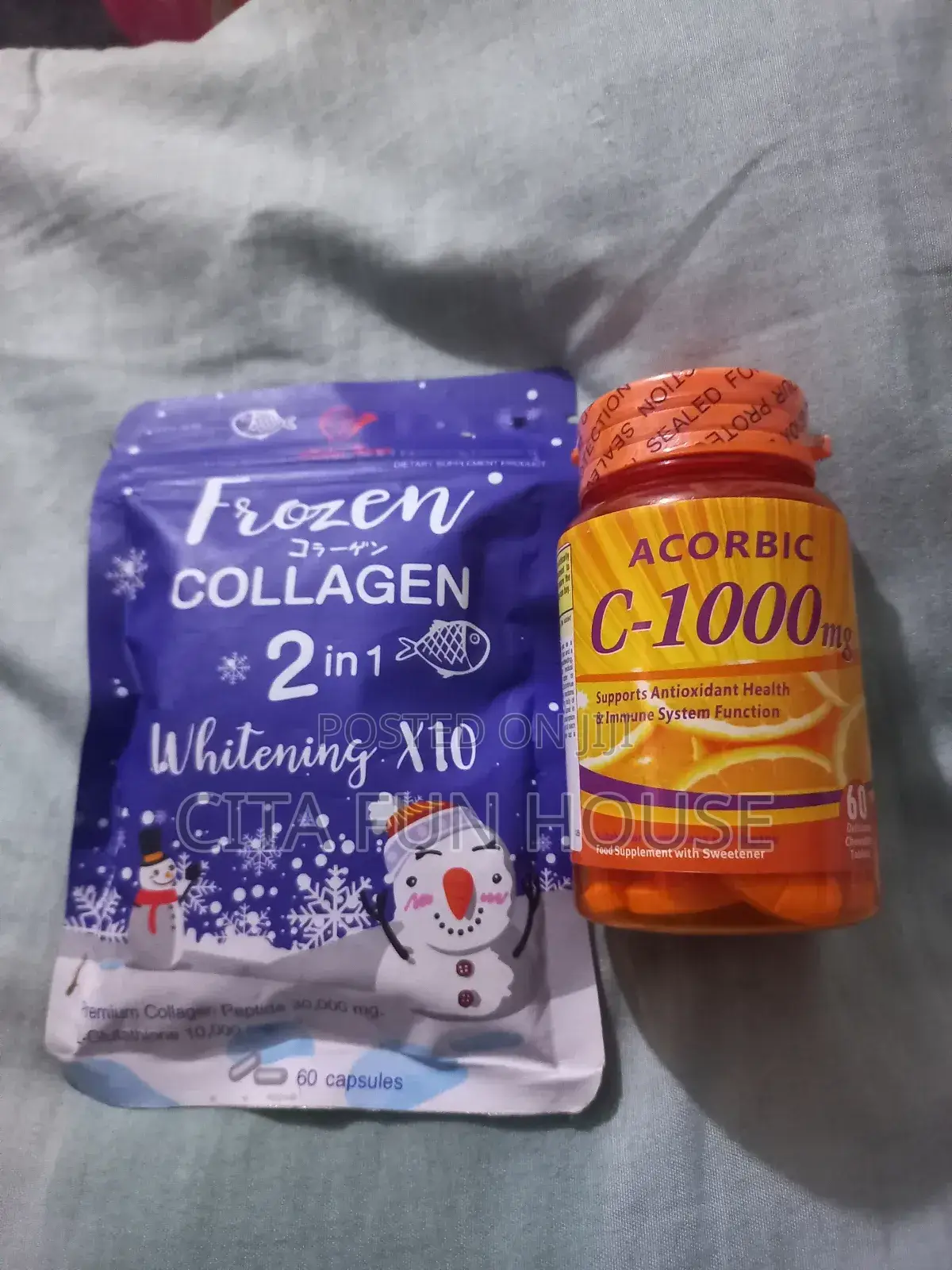 Frozen Collagen 2 in 1 and Acorbic Vitamin C