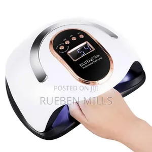 Photo - White Blueque V8 168W Medicure Salon Nail Dryer UV LED Lamp