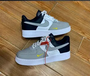 Airforce 1 Black,White and Grey .Comes in Box