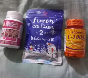 Gluta White 15000mg /Frozen Collagen 2 in 1/Vitamin C