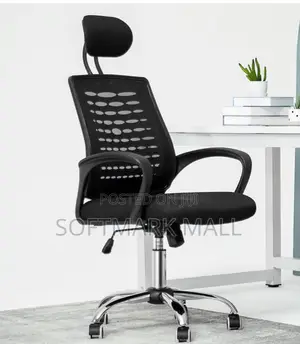 High Back Ergonomic Mesh Office Swivel Chair - Black