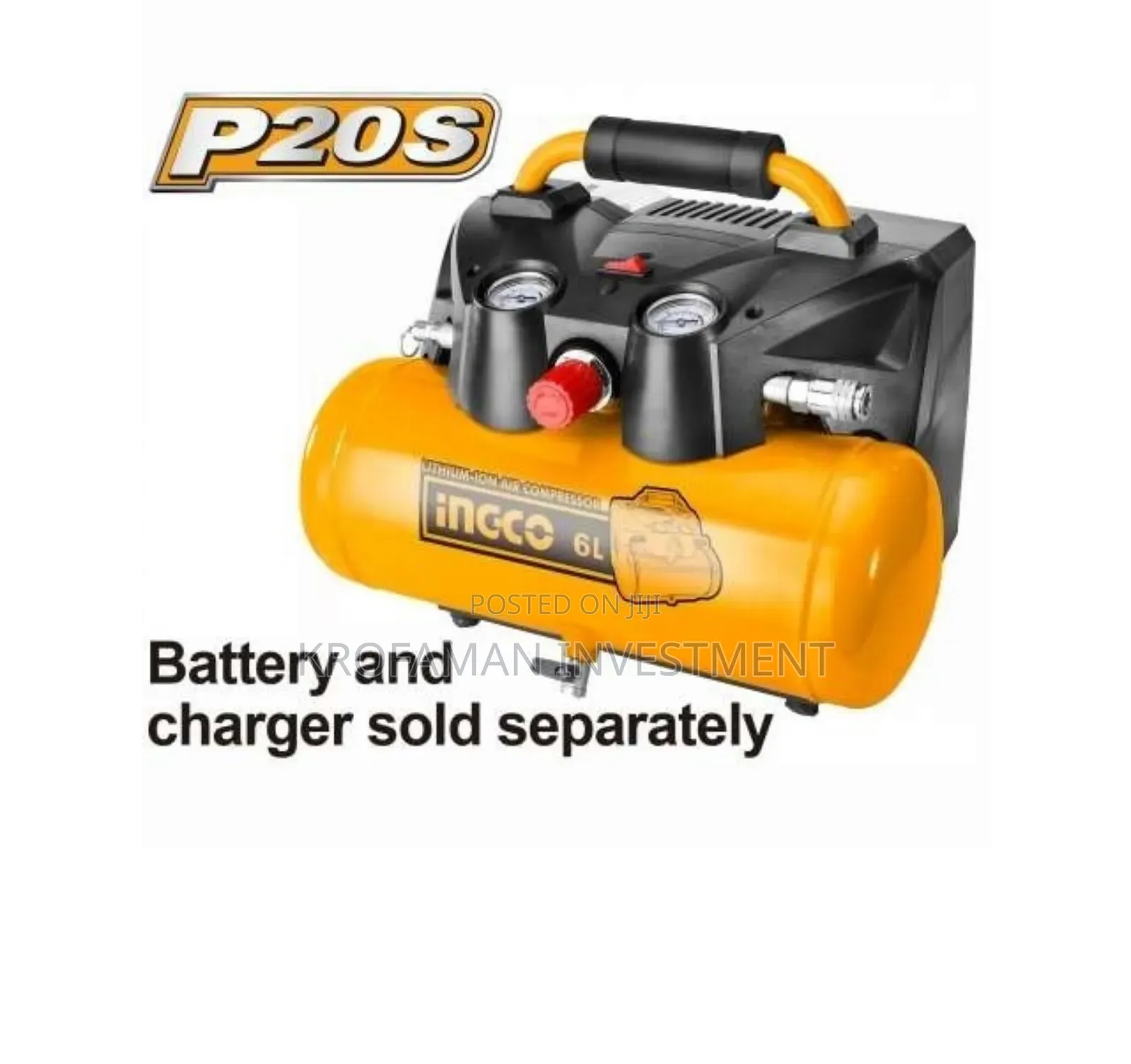 Ingco Lithium Ion Air Compressor – CACLI2003