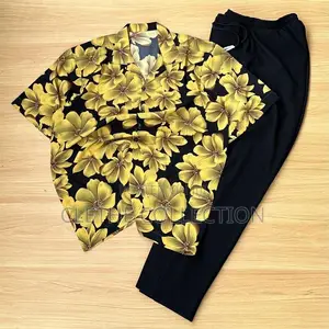 Summer Short Sleeves+ Trouser/Top and Down