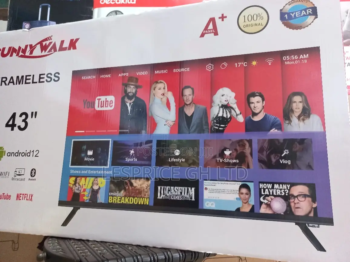 Sunny Walk 43” Smart Tv