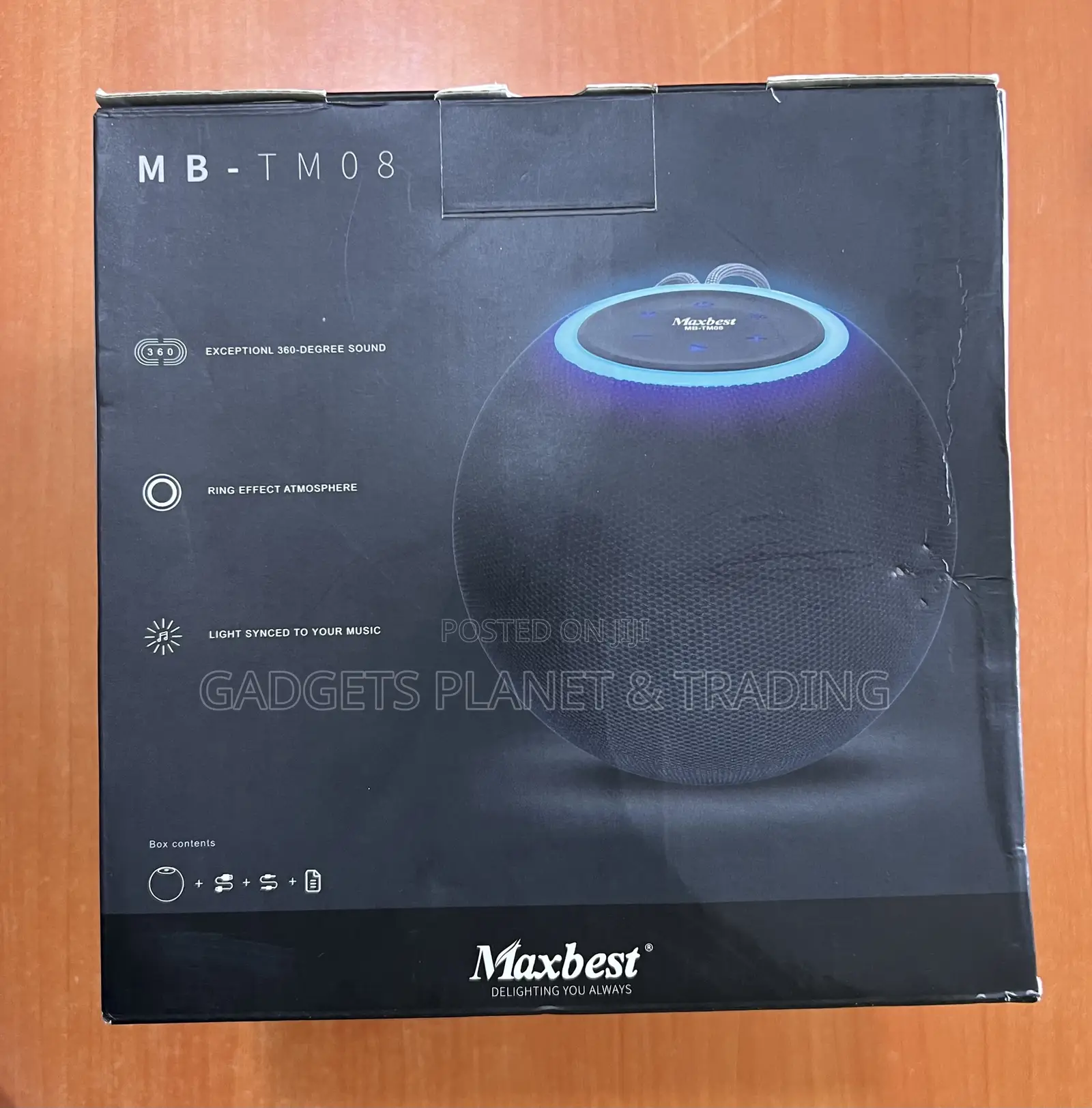 Maxbest Immersive Deep Bass Bluetooth Ambient Speaker -Tm08