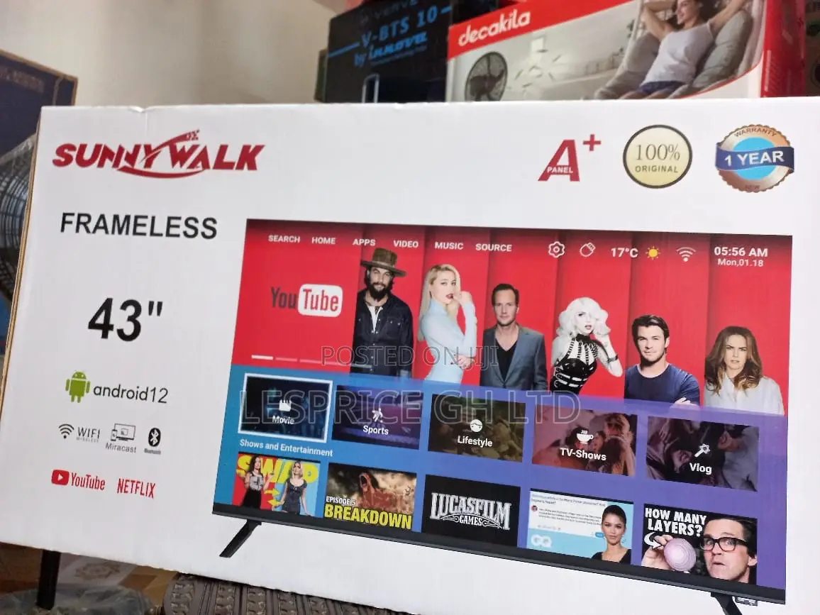 Affordable ~Sunny Walk 43” Android Tv