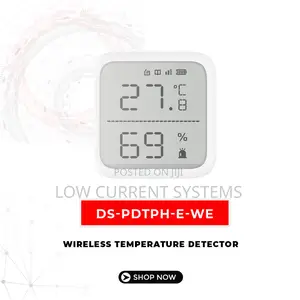 Hikvision AX PRO Wireless Heat Detector - Temperature Displa