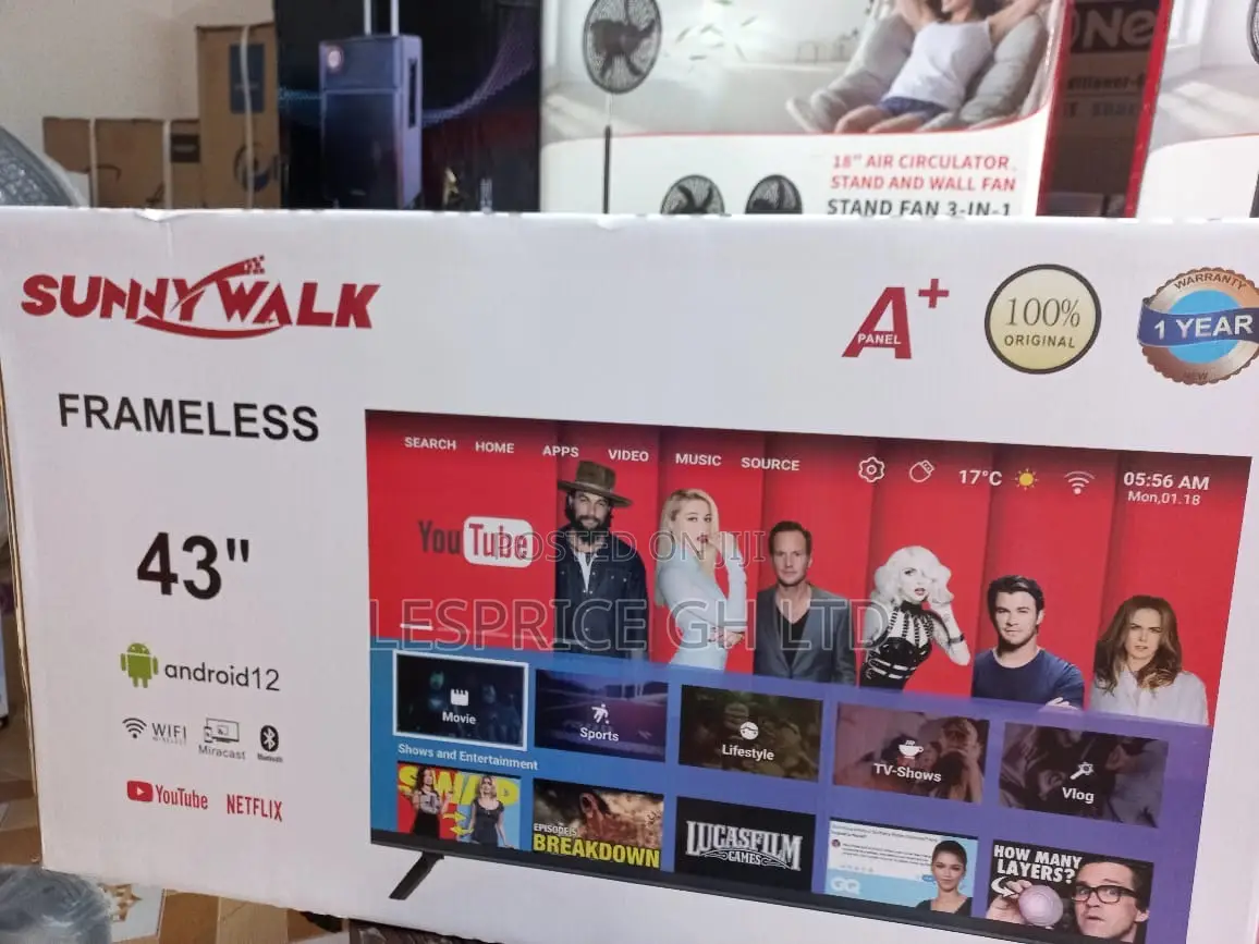 Quality Display Sunny Walk 43” Android Tv