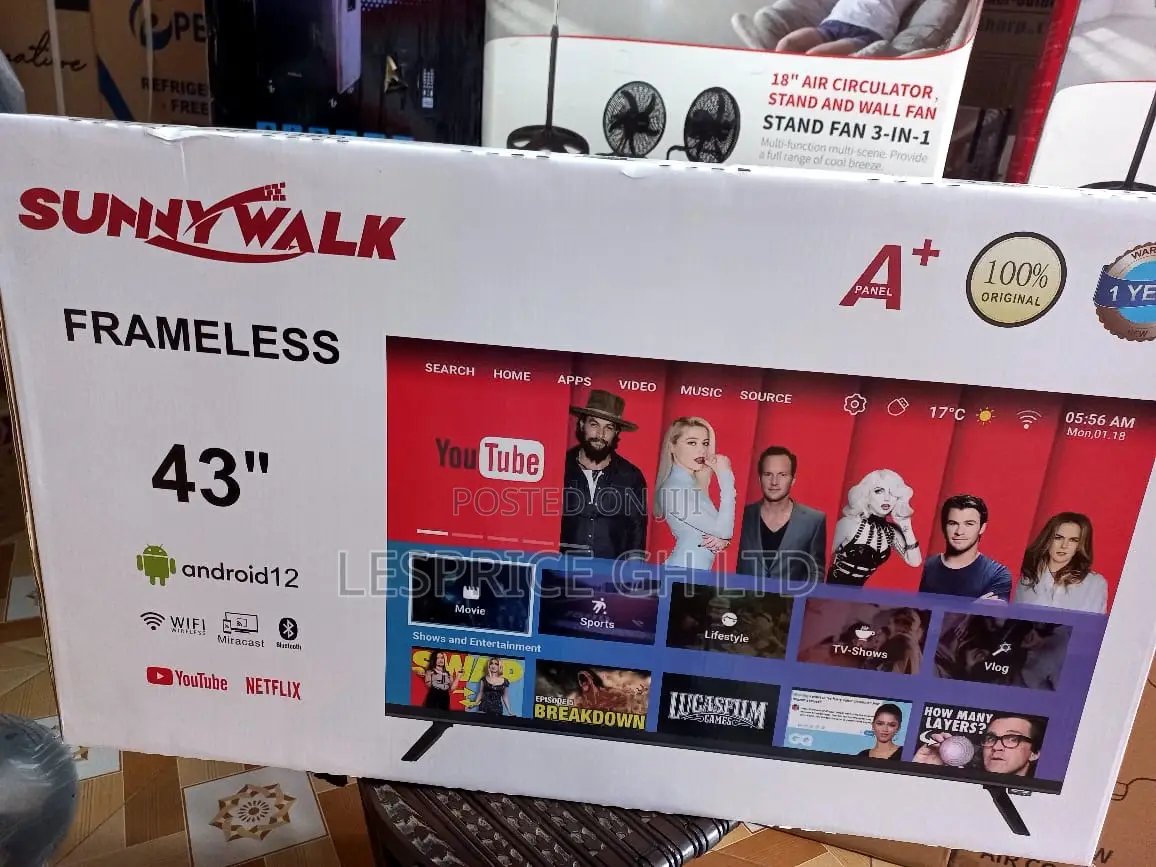 Quality Display Sunny Walk 43” Android Tv