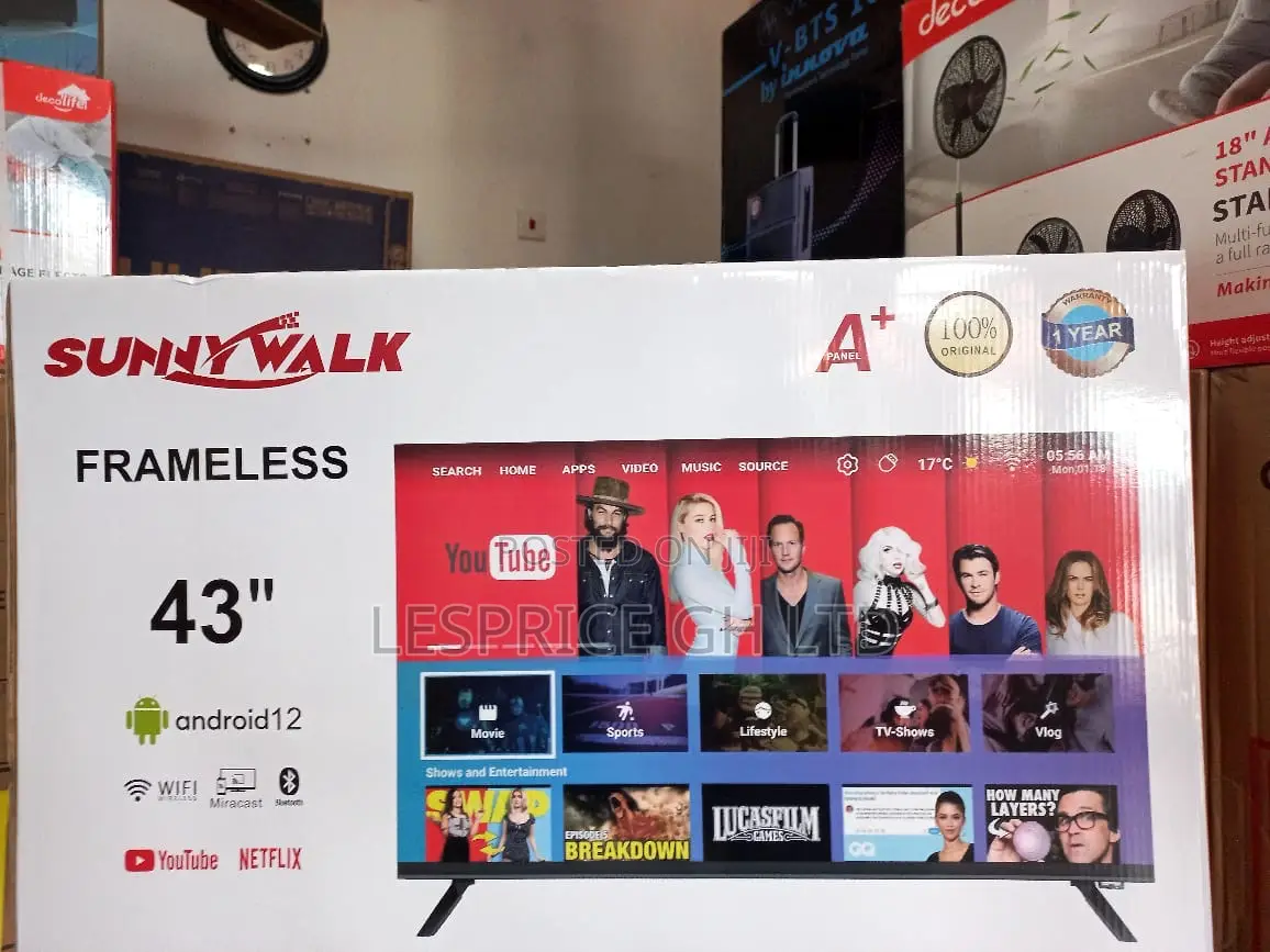 Superb Sunny Walk 43” Android Smart Tv