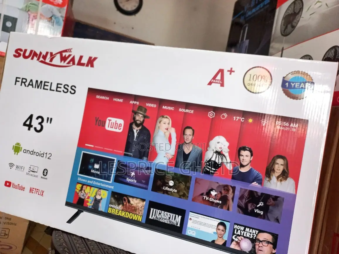 Sunny Walk 43” Android Smart Original Tv