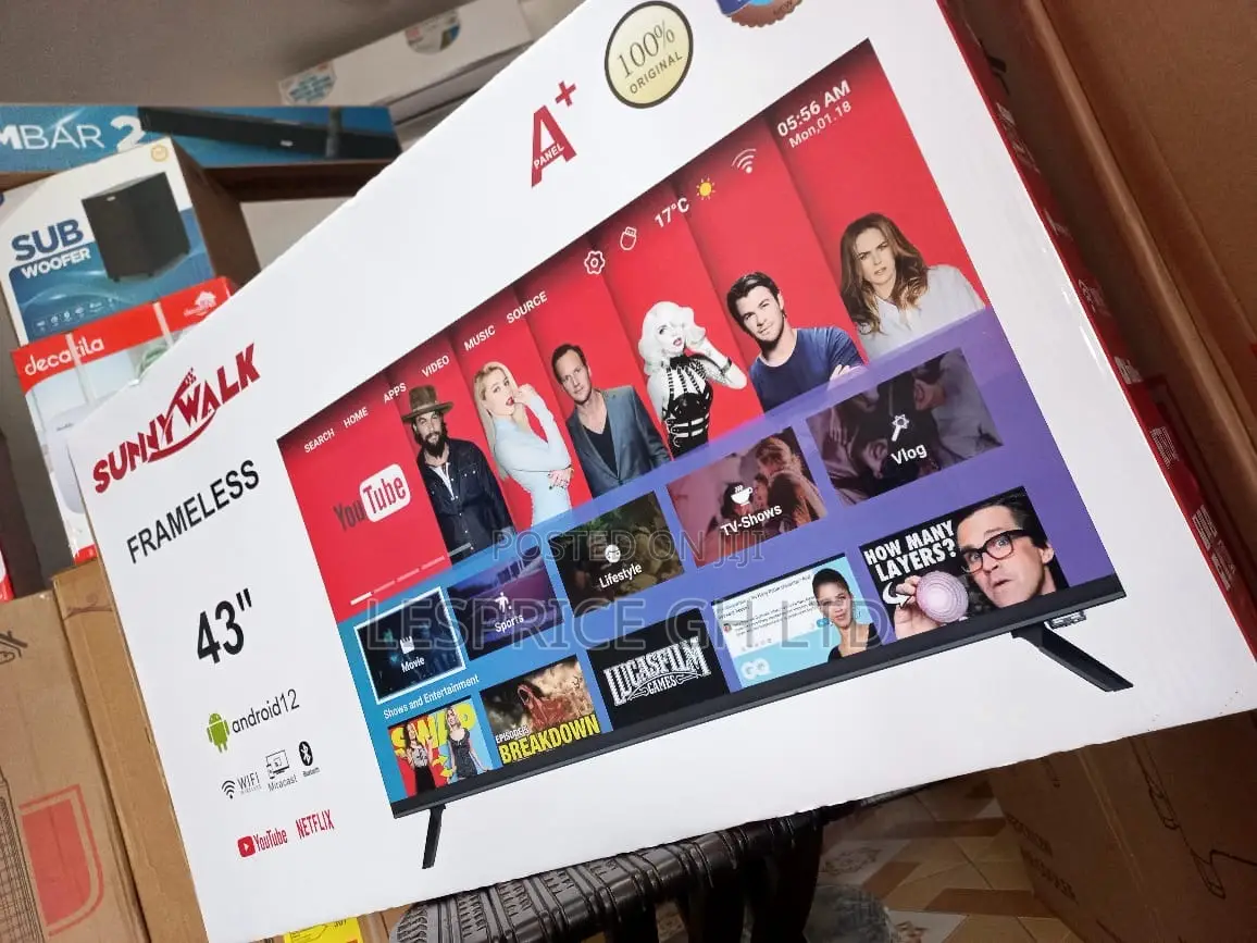 Sunny Walk 43” Smart Tv Unique