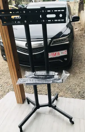 Adorable TV Stand With Wheels Height Adjustable 32-65"
