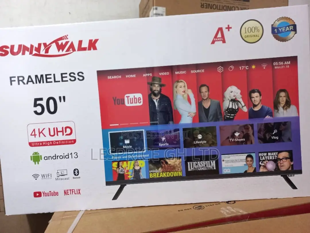 Sunny Walk 50” Android Smart Tv the Best